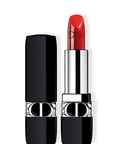 rogue dior 999|999 rouge Dior lipstick.